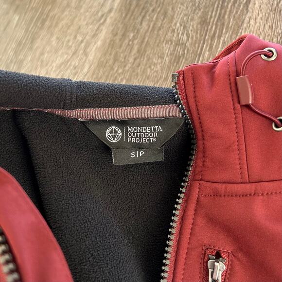 Mondetta Outdoor Project Adventure Dark Orchid Jacket Hooded Softshell S/P VGUC - Picture 4 of 13